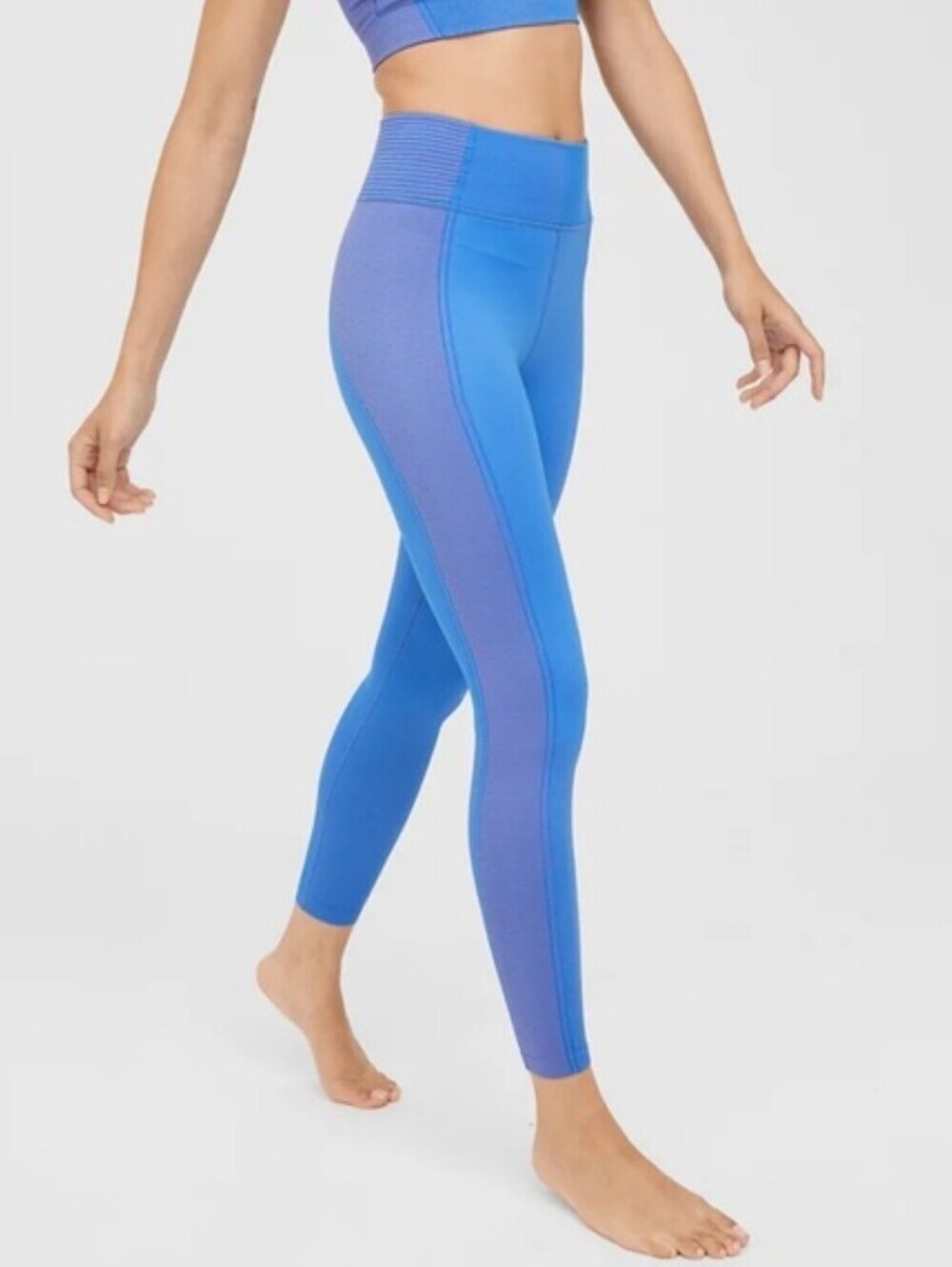 Aerie Offline▪️Seamless 7/8 High Rise Two Tone Ribbed Leggings